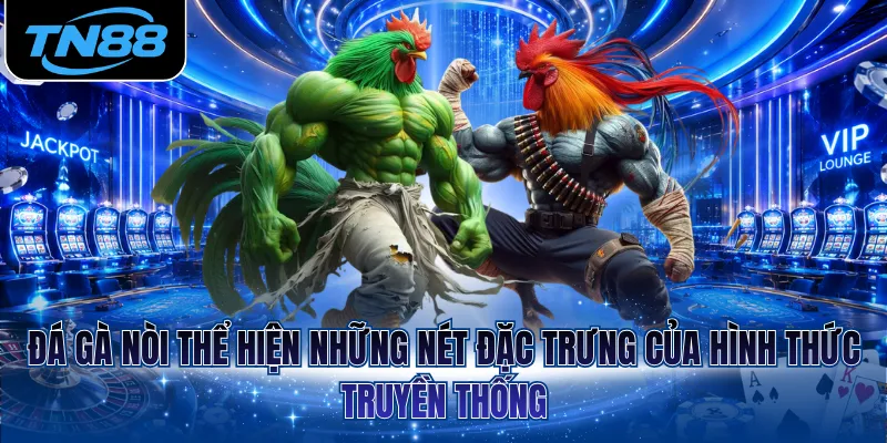 Đá gà nòi thể hiện những nét đặc trưng của hình thức truyền thống