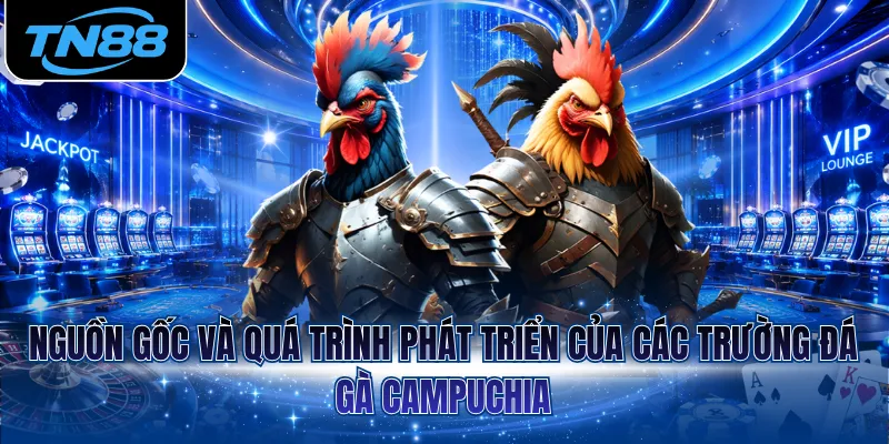 Nguồn gốc và quá trình phát triển của các trường đá gà Campuchia